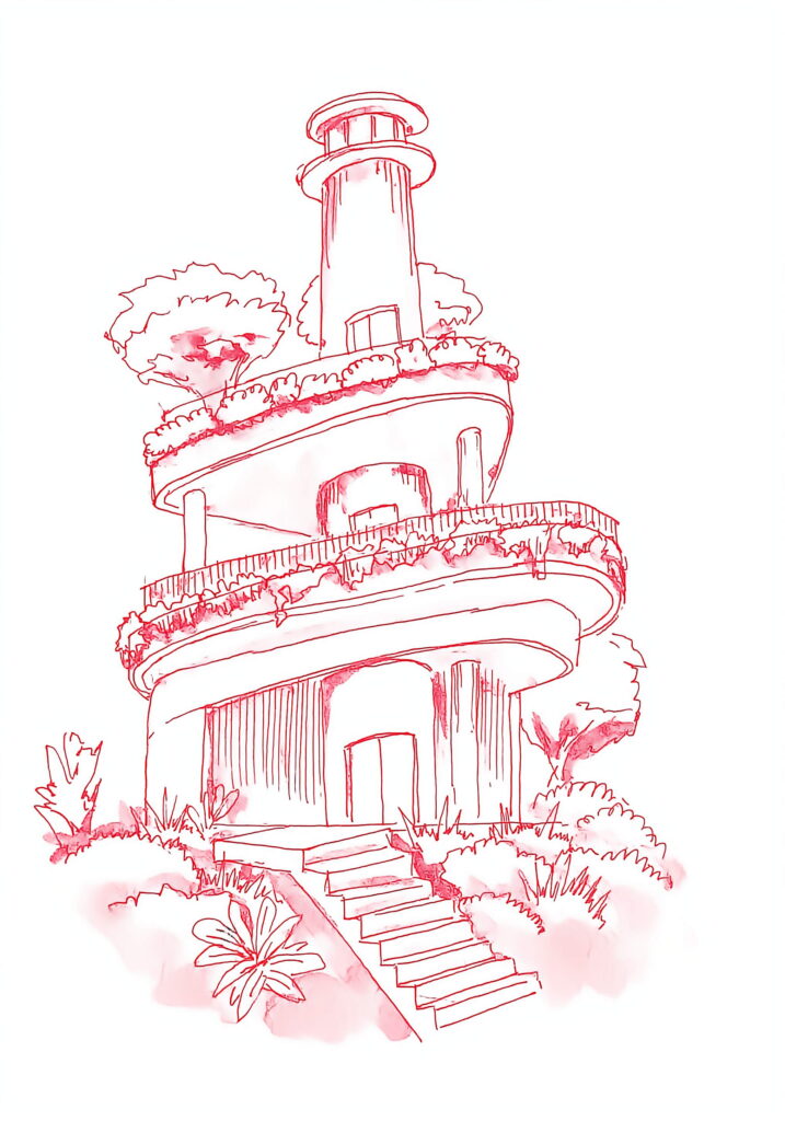 Postcard Sketches 01, Plate 09, enhanced scan