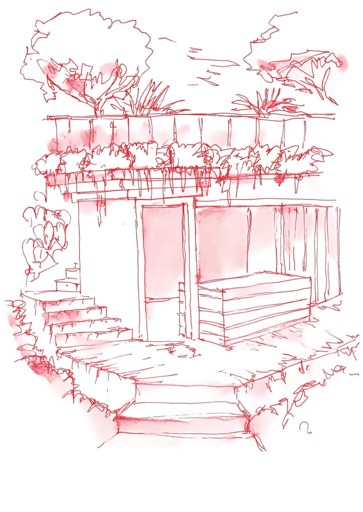Postcard Sketches 02, Plate 12, enhanced scan