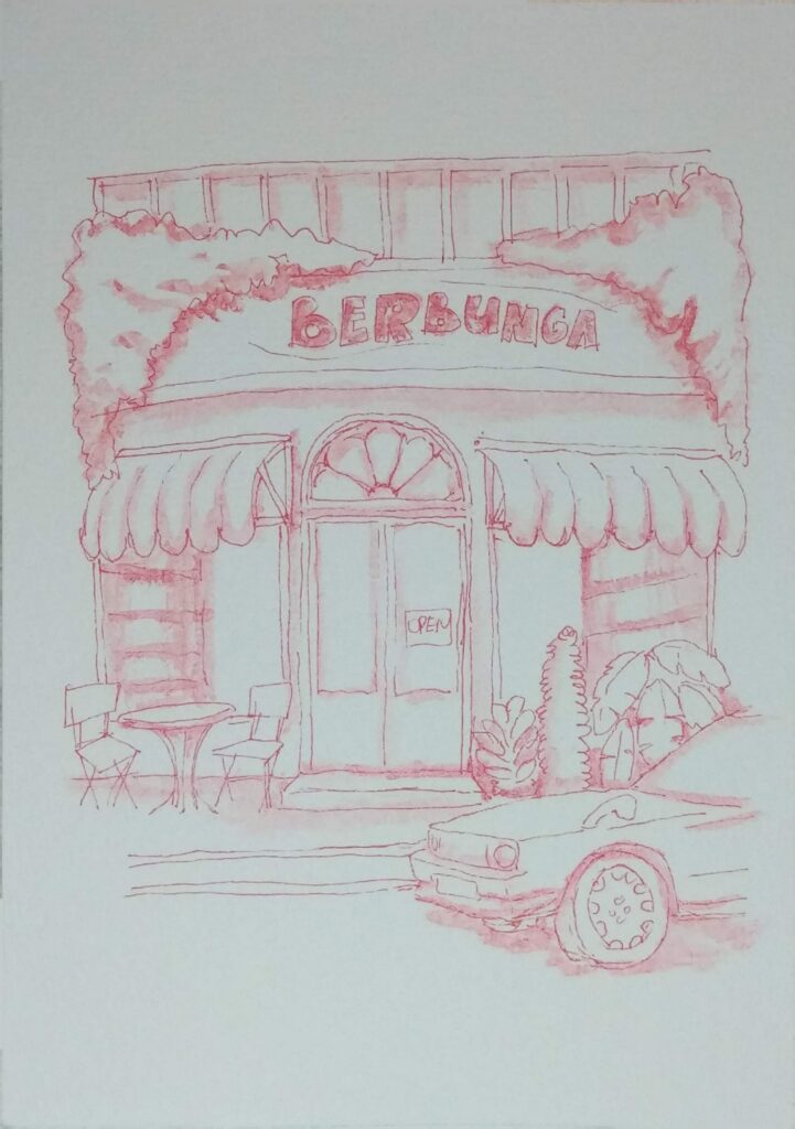 Postcard Sketches 02, Plate 18, original sketch