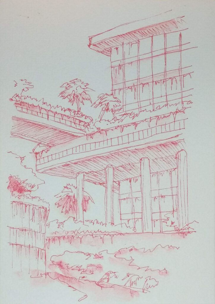 Postcard Sketches 03, Plate 21, original sketch
