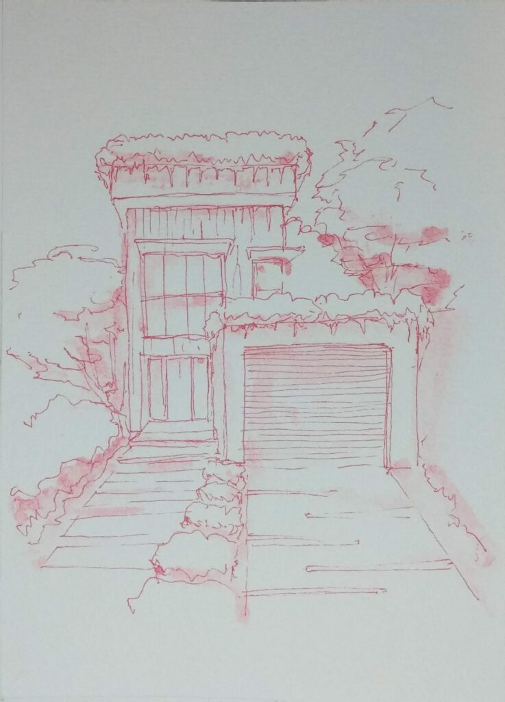 Postcard Sketches 03, Plate 22, original sketch