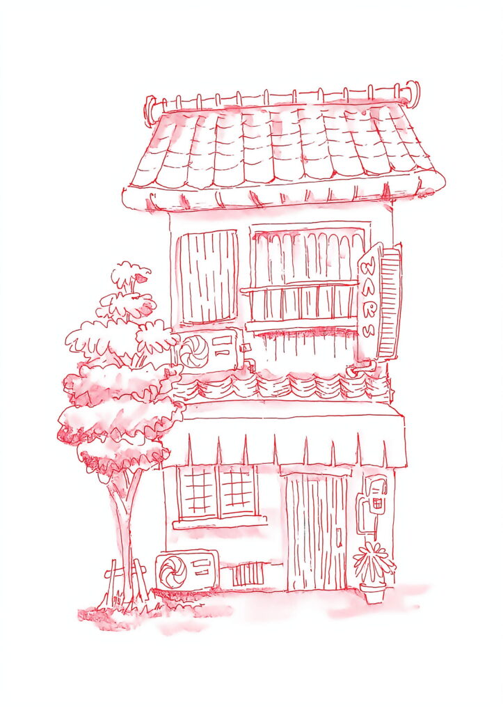 Postcard Sketches 03, Plate 23, enhanced scan