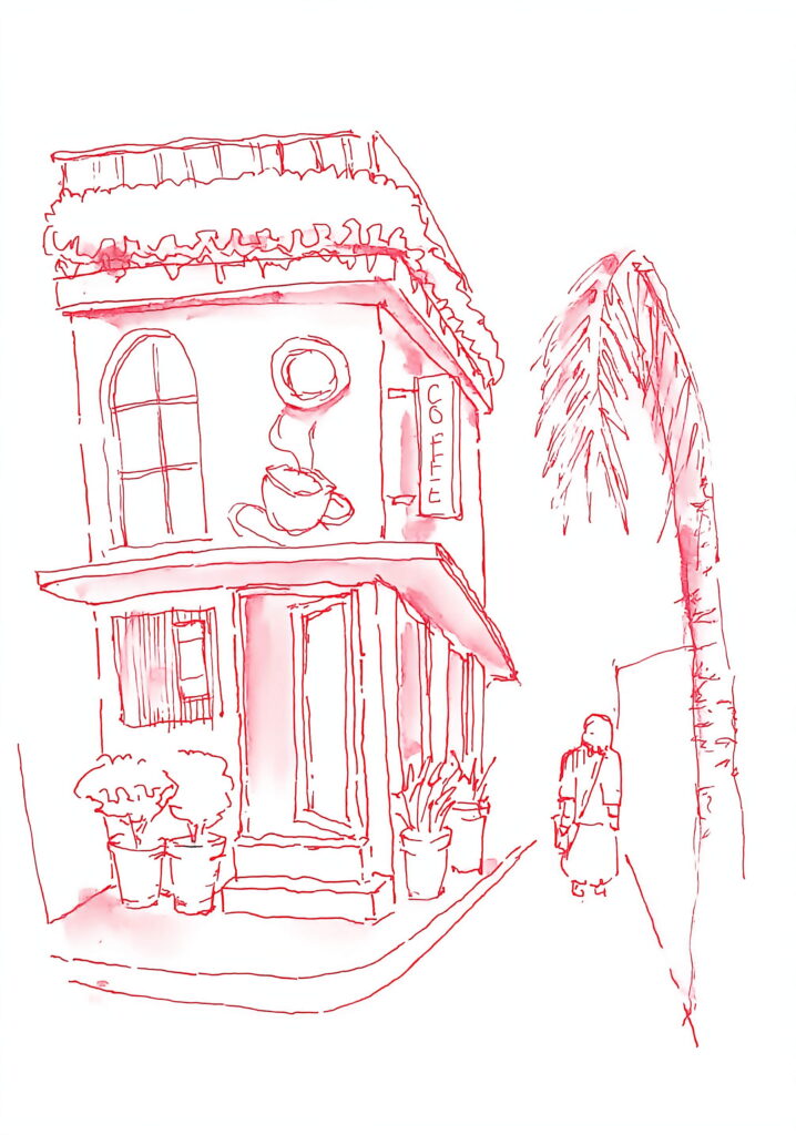 Postcard Sketches 03, Plate 24, enhanced scan