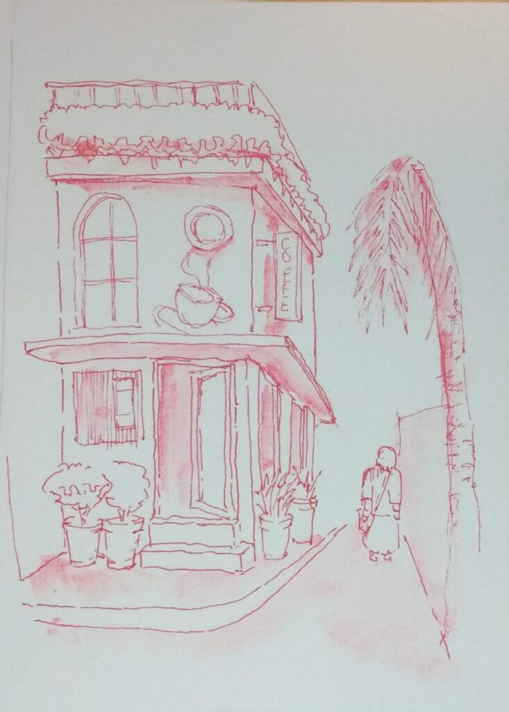 Postcard Sketches 03, Plate 24, original sketch