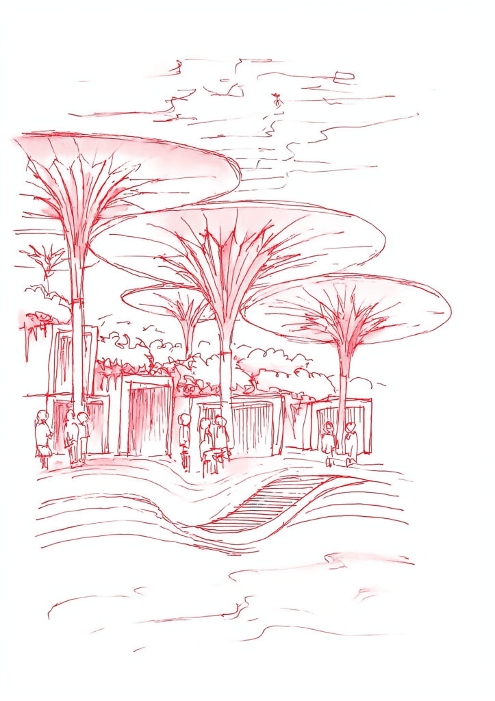 Postcard Sketches 03, Plate 26, enhanced scan