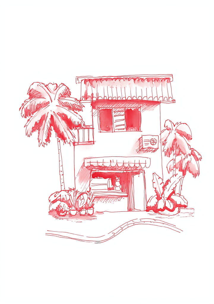 Postcard Sketches 03, Plate 27, enhanced scan