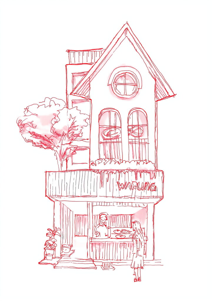 Postcard Sketches 03, Plate 28, enhanced scan