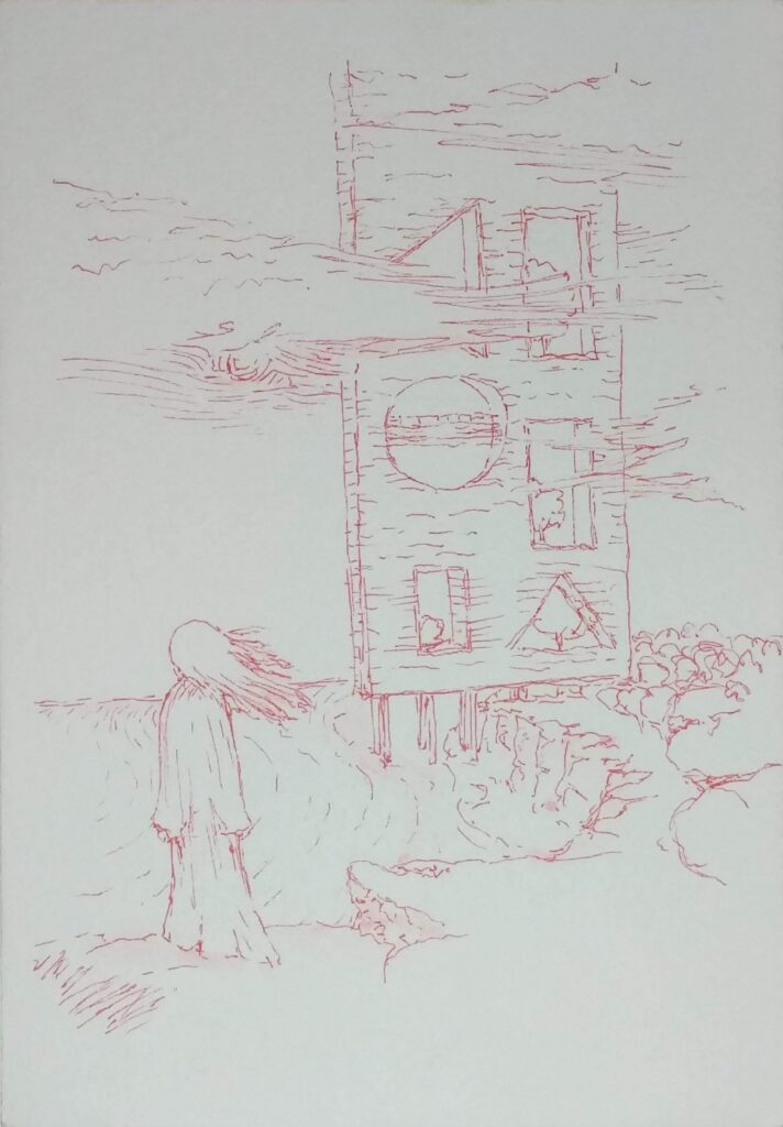 Postcard Sketches 04, Plate 31, original sketch