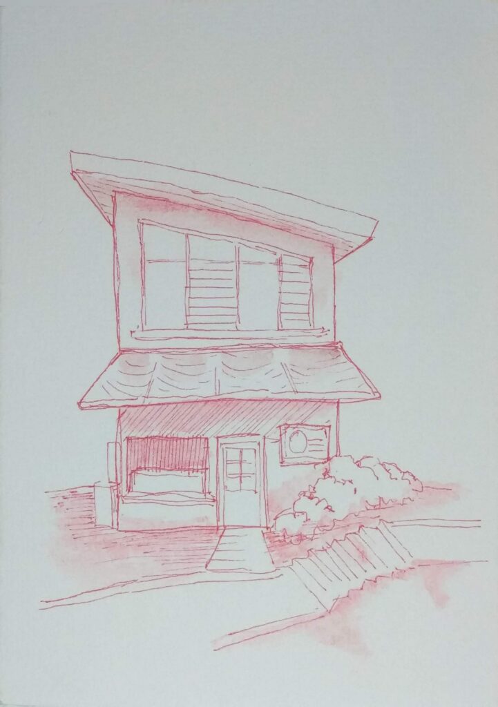 Postcard Sketches 04, Plate 34, original sketch