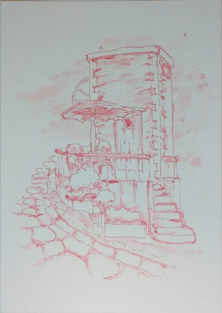 Postcard Sketches 04, Plate 37, original sketch