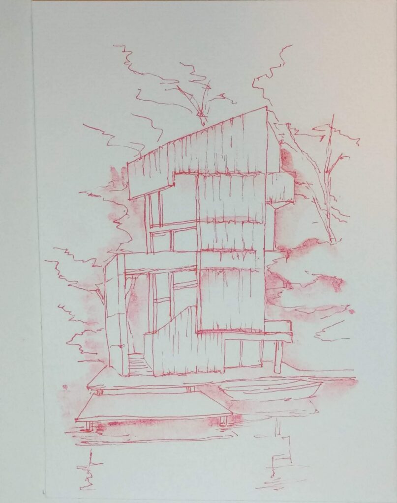 Postcard Sketches 05, Plate 41, original sketch