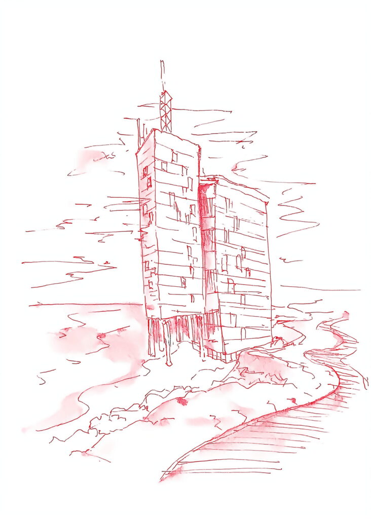 Postcard Sketches 05, Plate 47, enhanced scan