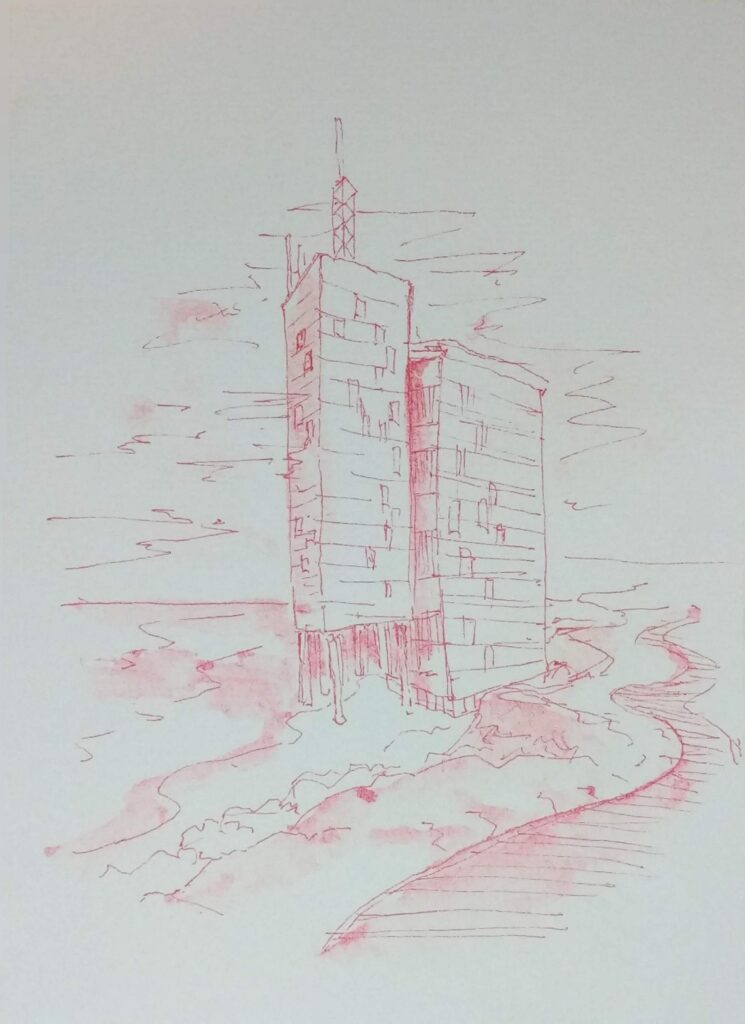 Postcard Sketches 05, Plate 47, original sketch
