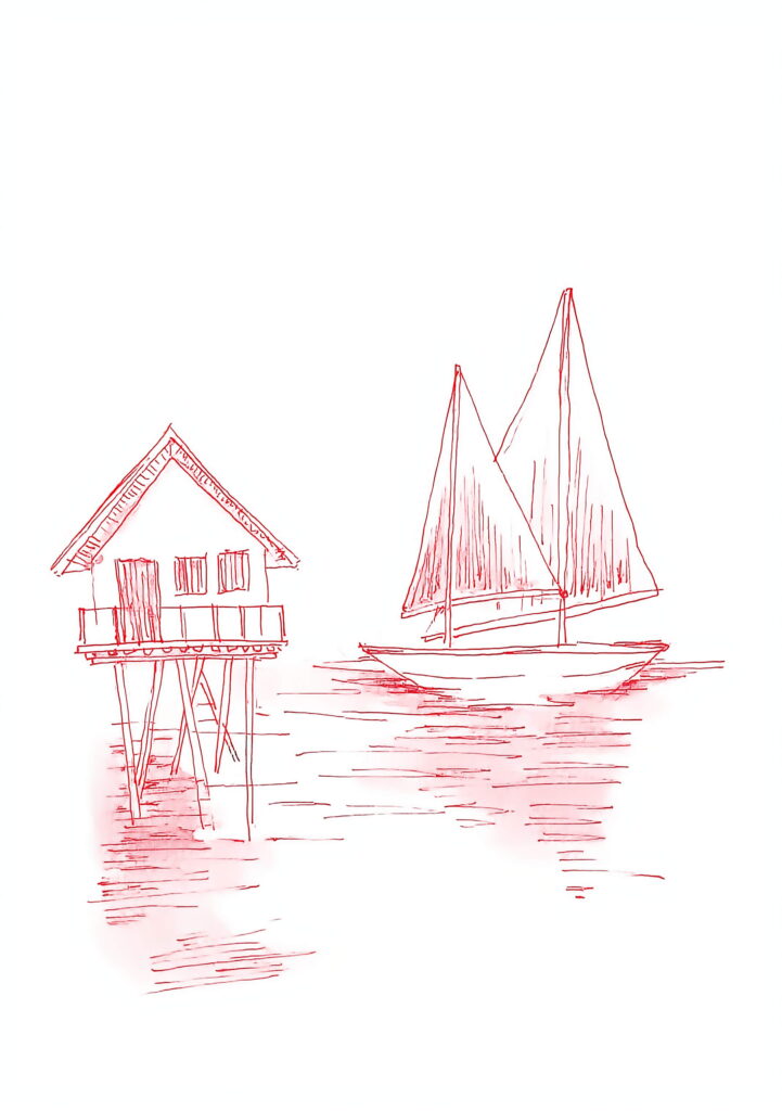 Postcard Sketches 05, Plate 49, enhanced scan